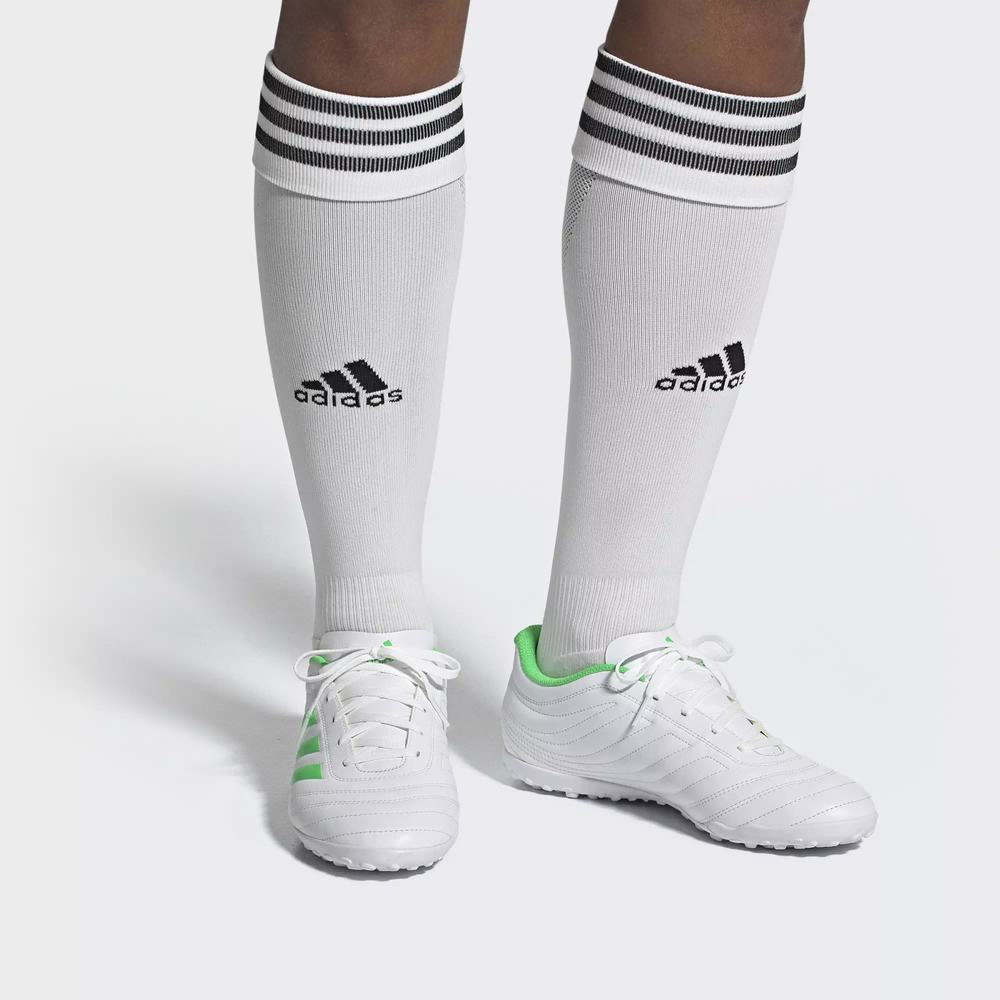 Adidas Copa 19.4 Turf Tenis De Futbol Blancos Para Hombre (MX-87833)